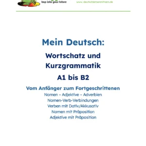 Sách từ vựng Mein Deutsch: Wortschatz und Kurzgrammatik A1 - B2