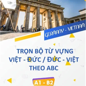 Bìa sách Từ vựng Đức-Việt + Việt-Đức (Wortschatz Deutsch-Vietnamesisch)